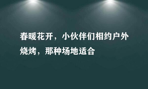 春暖花开，小伙伴们相约户外烧烤，那种场地适合