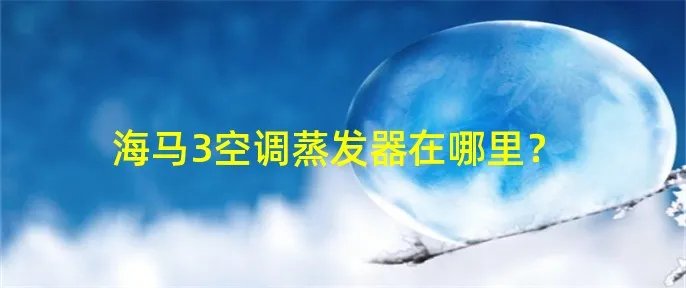 海马3空调蒸发器在哪里？