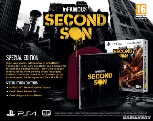 《声名狼藉:私生子(Infamous:Second Son)》限量版、收藏版特典 初代Cole强势回归