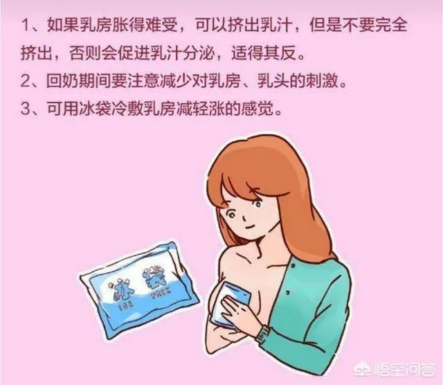 如何快速回奶?