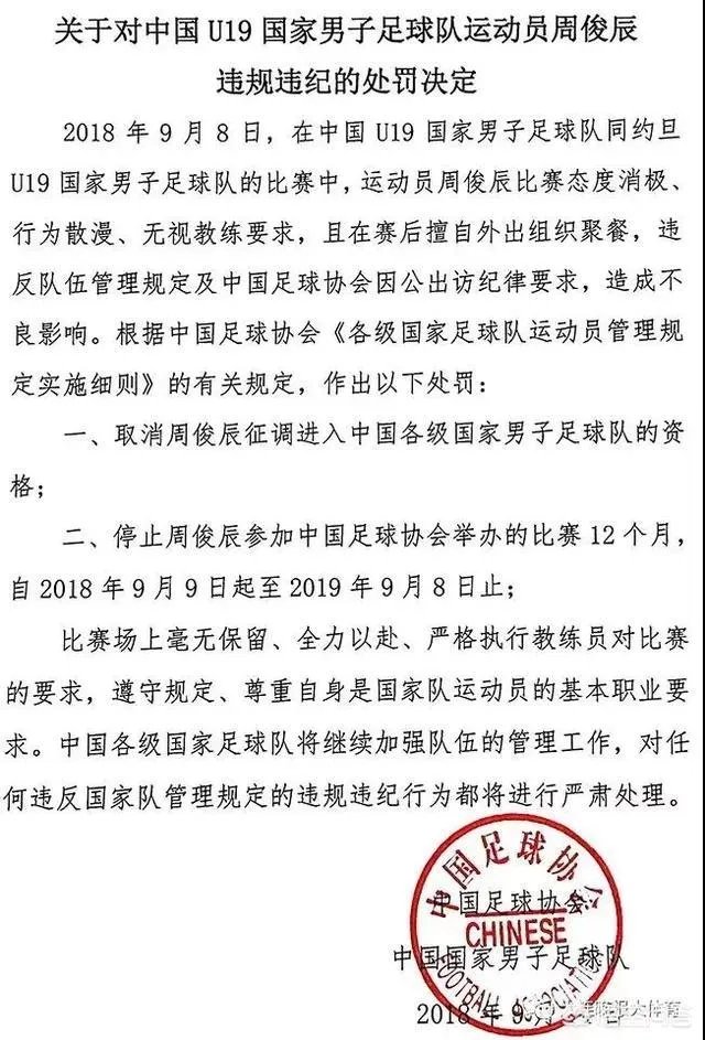 周俊辰等七人一起违规外出就餐,为什么只处罚他一个人?