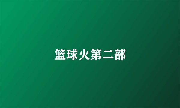 篮球火第二部