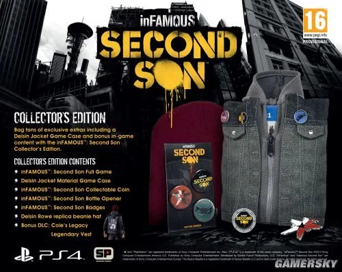 《声名狼藉:私生子(Infamous:Second Son)》限量版、收藏版特典 初代Cole强势回归