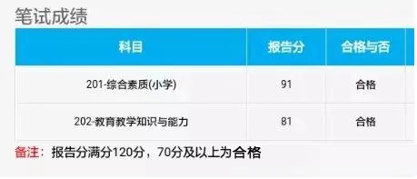 2021河南省教师资格证笔试成绩查询入口