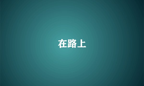在路上