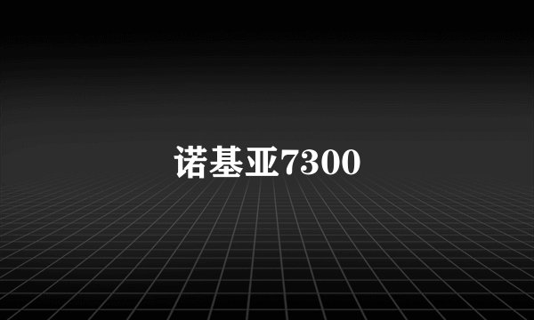 诺基亚7300