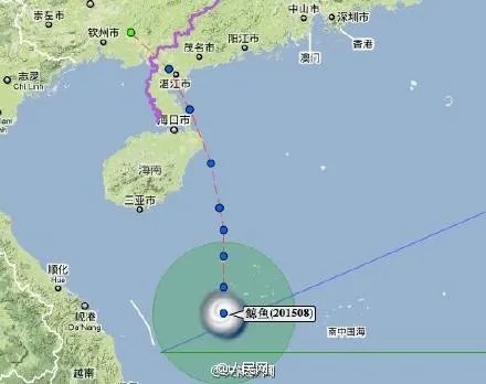 13号台风鲸鱼生成