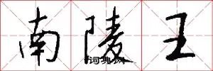 南陵王