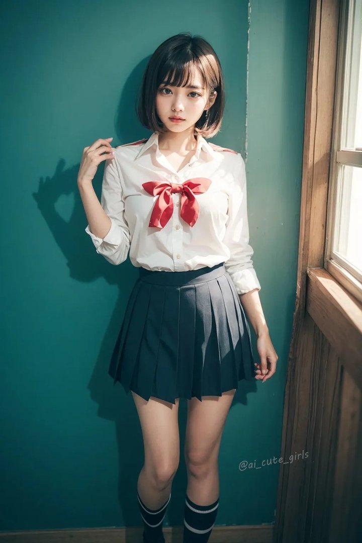 AI绘制性感唯美的美少女图集30 纯情妹子性感诱惑