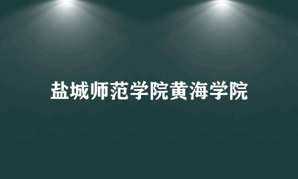盐城师范学院黄海学院