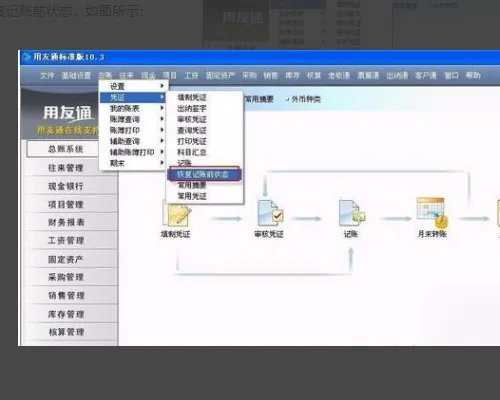用友t3已经反结账怎么操作?