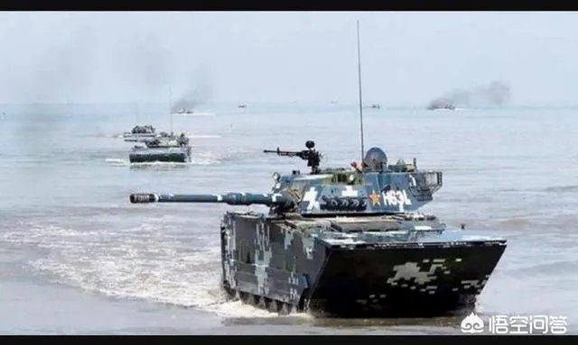 05式两栖步兵战车本身可以海上浮渡,为何还要用726气垫登陆艇运输?