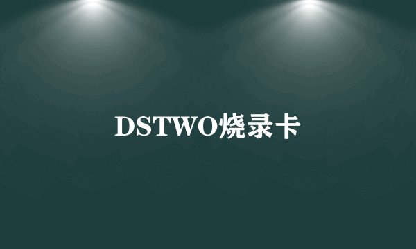 DSTWO烧录卡