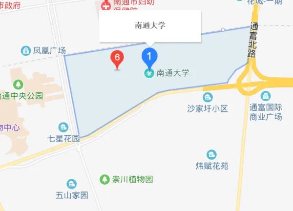 南通大学主校区在哪个街道