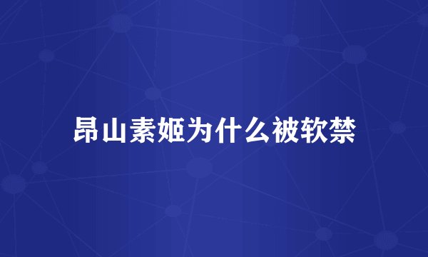 昂山素姬为什么被软禁