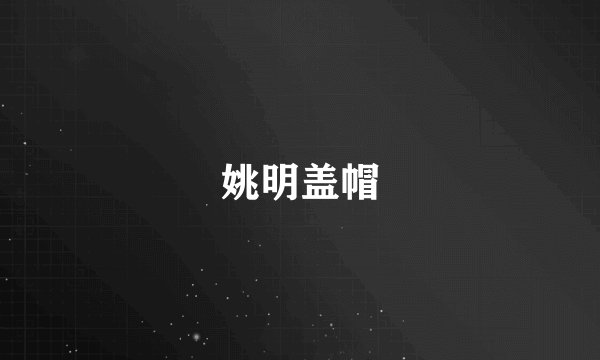 姚明盖帽