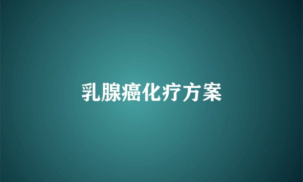 乳腺癌化疗方案