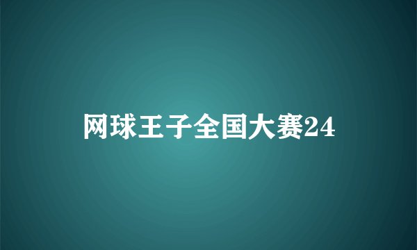网球王子全国大赛24