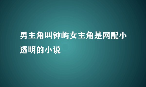 男主角叫钟屿女主角是网配小透明的小说
