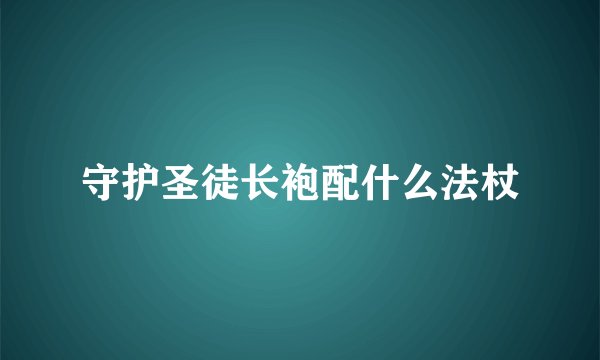 守护圣徒长袍配什么法杖