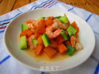 双彩虾仁