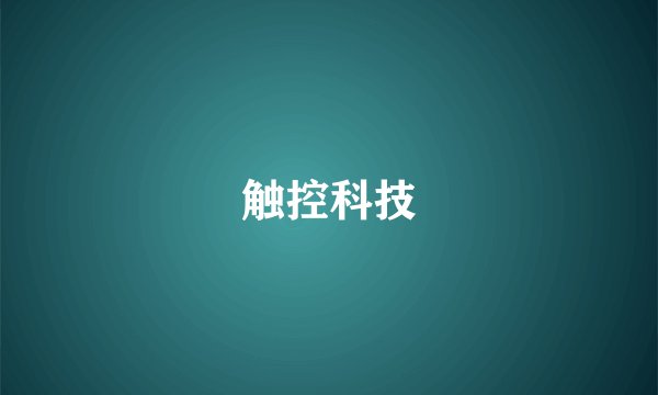 触控科技