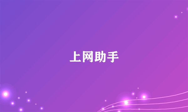 上网助手