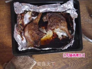 秘制蜂蜜脆香烤鸭腿(锡纸)