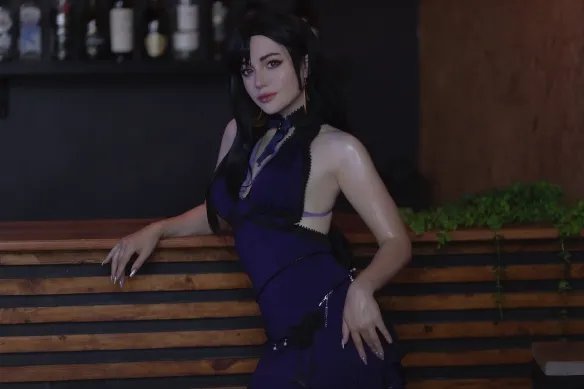 凹凸有致尽显风情！肉感长腿御姐“Grusha”攻略美图！