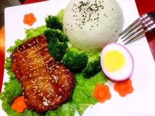 照烧鸡腿饭