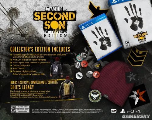 《声名狼藉:私生子(Infamous:Second Son)》限量版、收藏版特典 初代Cole强势回归