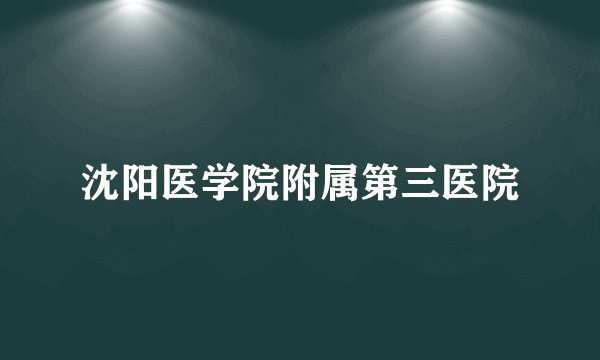 沈阳医学院附属第三医院