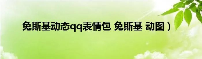 兔斯基动态qq表情包 兔斯基 动图）